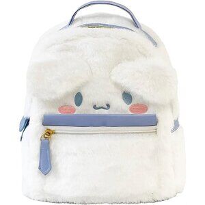 🆕 Accene Cute Furry Plush Bag Girl White Cinnamorol Kids Backpacks